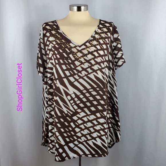 š„Just Inš„Lane Bryant Shortsleeve Top..Sz 18/20